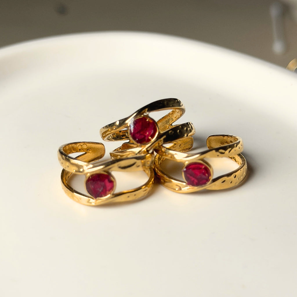 Anello Rosa Rossa